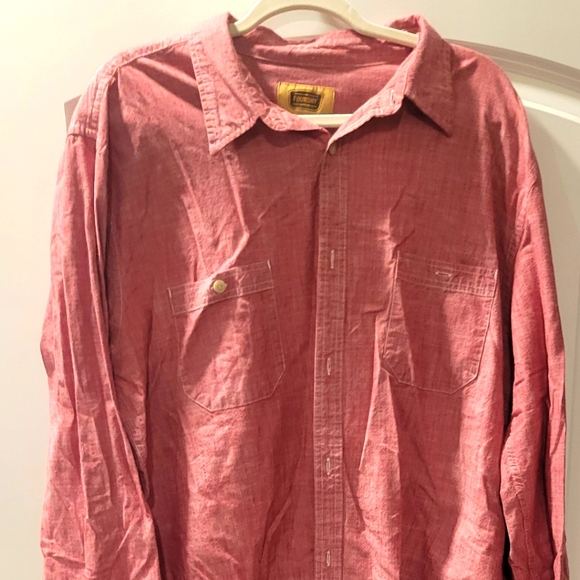 Salmon button up shirt - Picture 1 of 2
